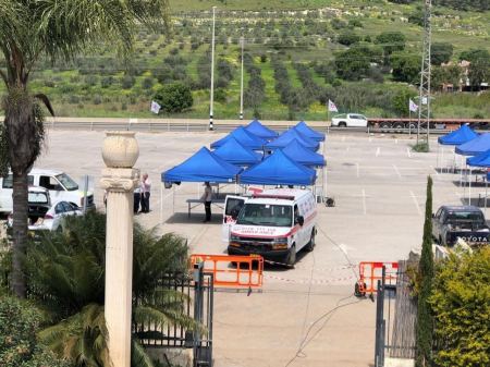 افتتاح محطة لفحص " الكورونا " في عرعرة 